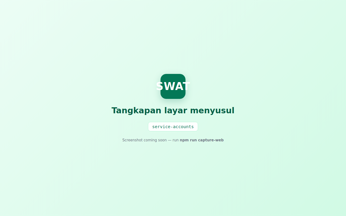 Daftar Akun Layanan