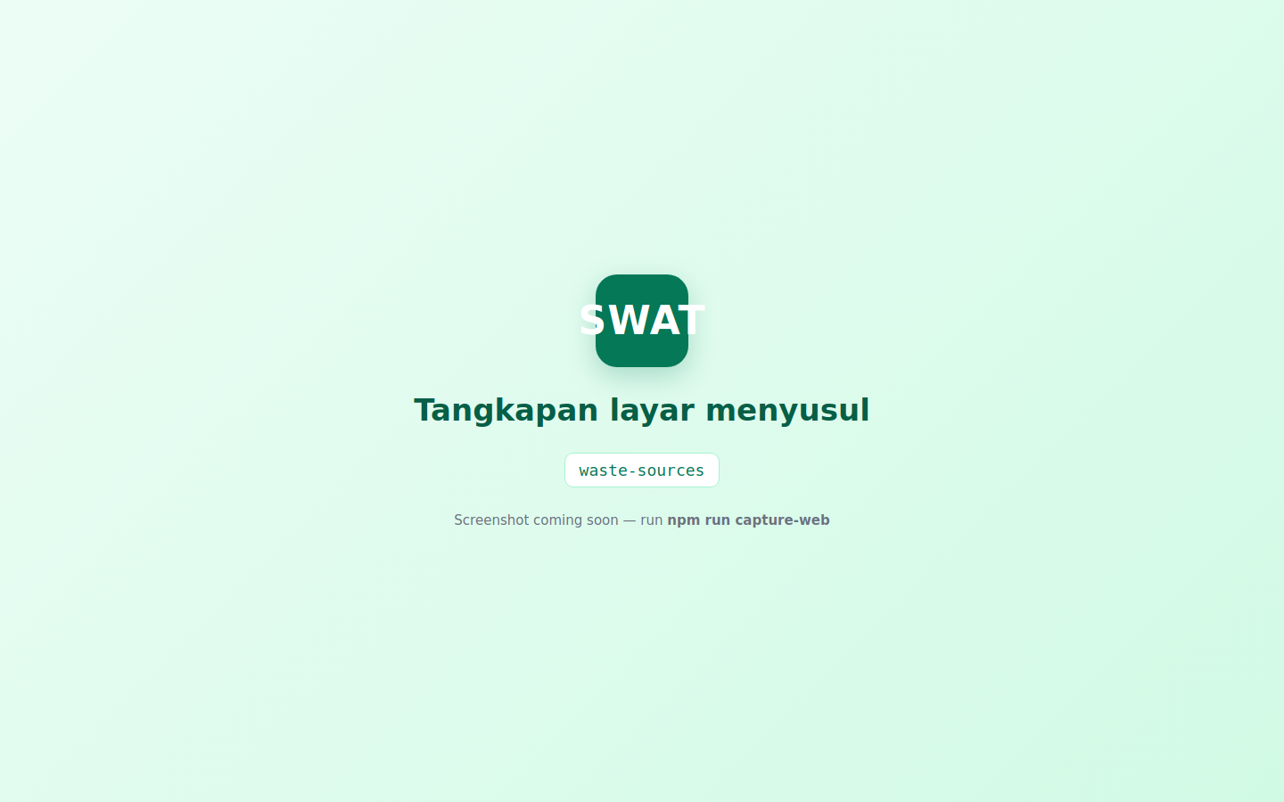 Halaman sumber sampah